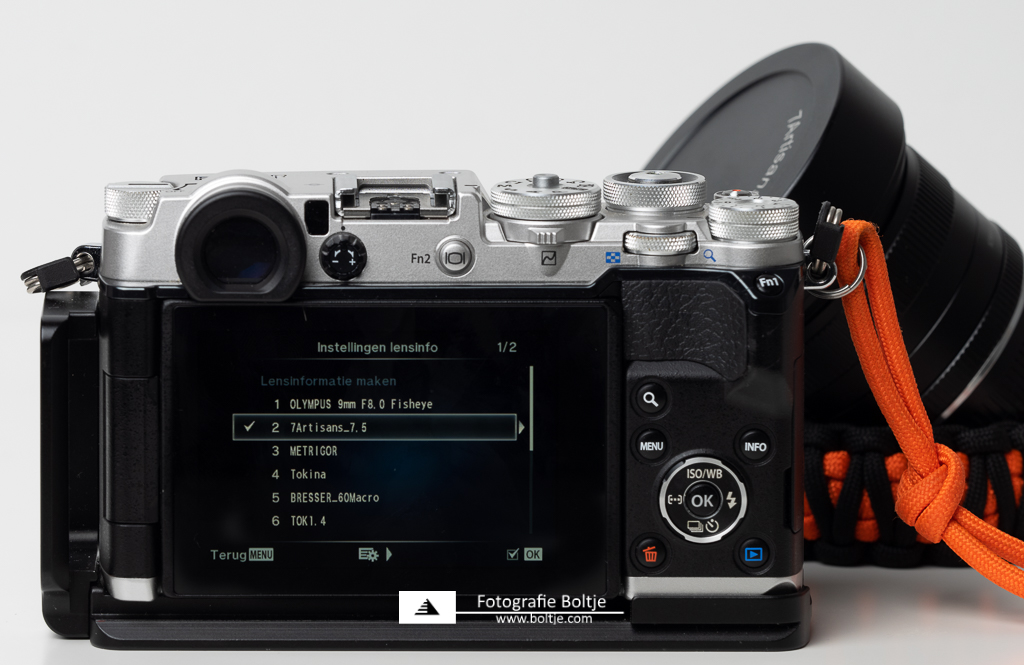 Olympus Pen-F lens profiles